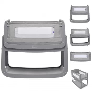 Snuz SnuzPod4 Bedside Crib 3 in 1 With Mattress - Urban Grey