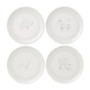Royal Doulton Ellen DeGeneres Cave Animals Set of 4 Plates 21cm