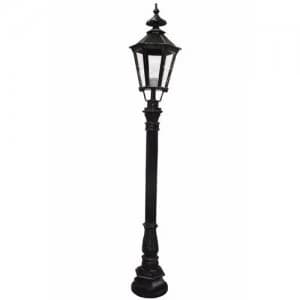 Zexum 6ft Traditional Black Garden Street Light