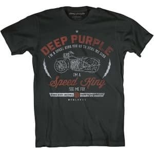 Deep Purple - Speed King Unisex Large T-Shirt - Black