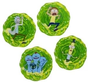 Rick and Morty Interdimensional TV Adverts Coaster Set