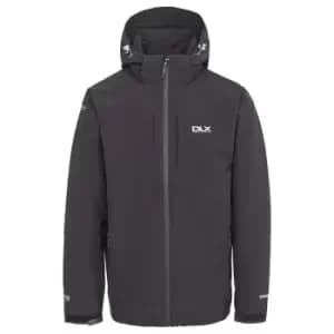 Trespass Mens Kumar Waterproof DLX Jacket (XXS) (Black)