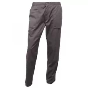 Regatta Mens Workwear Action Trouser (Water Repellent) (28 Short) (Dark Grey) - Dark Grey