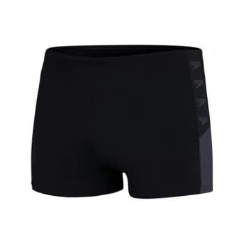 Speedo BM Logo Aquashorts Mens - Black/Grey