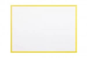 Bi Office Adhesive Document Holder Yellow A3