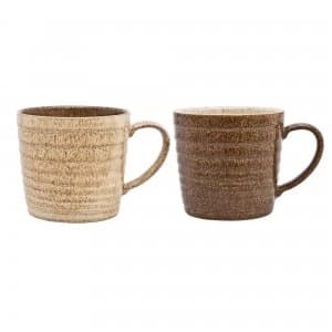 Denby Studio Craft 2 Piece Alt Ridged Mug Set
