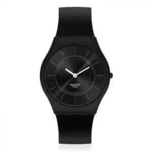 Swatch Liquirizia Black Biosourced Material Strap Watch