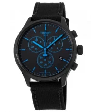 Tissot Chrono XL Black Dial Black Fabric Strap Mens Watch T116.617.37.051.00 T116.617.37.051.00