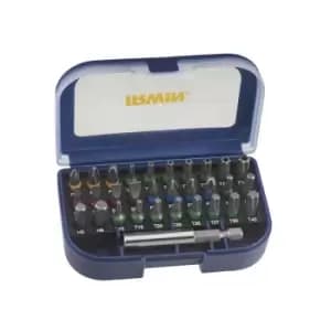 Irwin IW6062526 Colour Coded Screwdriver Bit Set 31 Piece IRWIW6062526