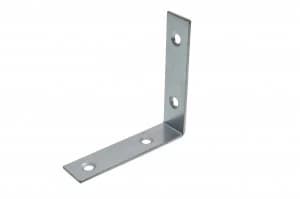 Wickes 63mm Zinc Plated Angle Bracket Pack 4