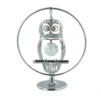 Crystocraft Ornament - Owl - Crystals From Swarovski