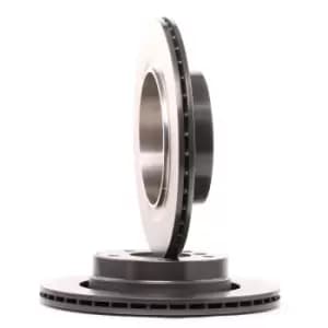 PAIR PAINTED BREMBO BRAKE DISC 09.7702.11