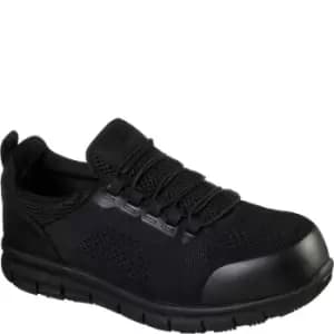 Skechers Mens Synergy Omat Safety Shoes (6 UK) (Black)