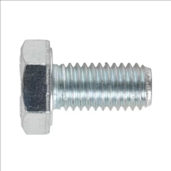 Genuine SEALEY SS1020 HT Setscrew M10 x 20mm 8.8 Zinc DIN 933 Pack of 25