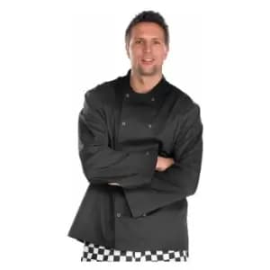 Click - chefs jkt ls bl m - Black - Black