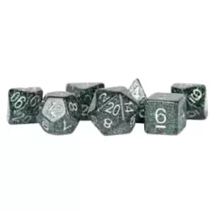 Resin Poly Dice Set: Astro Mica for Puzzles and Board Games