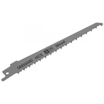 Sealey SRBS644D Reciprocating Saw Blade Clean Wood 150mm 6tpi - Pa...