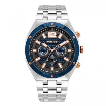 Police Blue And Silver Kediri' Watch - 15995JSTBL/61M