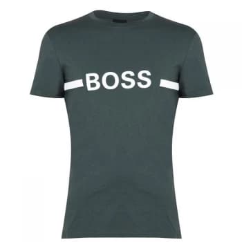Hugo Boss Stripe Logo T-Shirt Green Size L Men