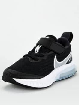 Nike Air Zoom Arcadia Children'S Running Trainer - Black/White/Grey