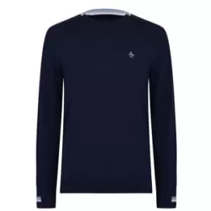 Original Penguin Golf Saddle Shoulder Jumper Mens - Blue