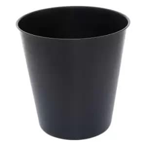 Black Metal Waste Bin