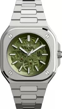 Bell & Ross Watch BR 05 Skeleton Green Bracelet Limited Edition