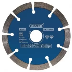 Draper Segmented Diamond Blade, 125mm