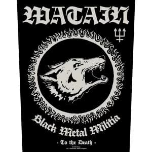 Watain - Black Metal Militia Back Patch