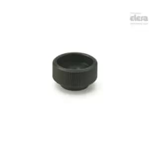 ELESA Knurled grip knob-DIN 6303-M8-A