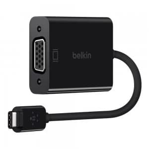 Belkin USB C to VGA Adapter Black