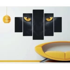 ST082 Multicolor Decorative MDF Painting (5 Pieces)