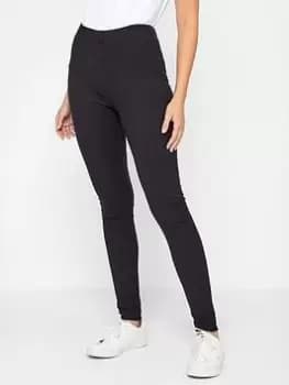 Long Tall Sally Ribbed Lounge Legging Black, Size 12, Women