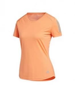 adidas Own The Run T-Shirt - Orange Size M Women