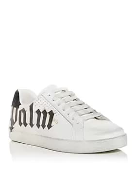 Palm Angels Mens Palm One Logo Print Low Top Sneakers