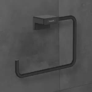 Hansgrohe - AddStoris Towel Ring Matt Black - 41754670 - Black