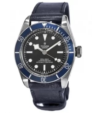 Tudor Black Bay 41 Automatic Blue Bezel Blue Leather Strap Mens Watch M79230B-0007 M79230B-0007