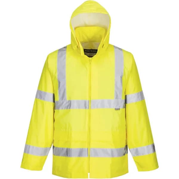 Portwest Hi Vis Rain Jacket H440YER6XL Colour: Yellow