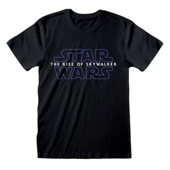 Star Wars IX - Logo Unisex Large T-Shirt - Black
