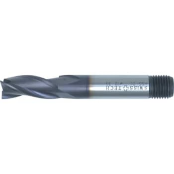 22.0 HSS-Co 8% 2 Flute Threaded Shank Long Series Slot Drills - TiAlN Coated