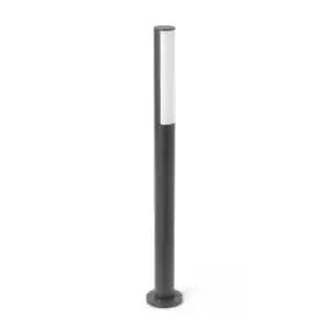 Beret LED Outdoor Tall Bollard Light Dark Grey IP54