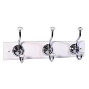 BQ Silver white Chrome effect Hook rail H15mm W90mm L457mm