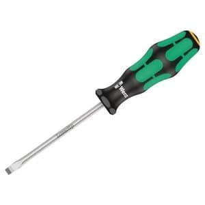 Wera Kraftform 334 Screwdriver Flared Slotted Tip 6.5 x 150mm