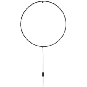 Merano - Brockville Integrated LED Wall Lamp Sandy Black Aluminium Black Fabric Wire LED 18W 950Lm 3000K