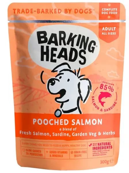 Barking Heads Pooched Salmon Wet Dog Food 300g