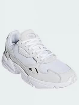 adidas Originals Falcon - White, Ivory/White, Size 6, Women