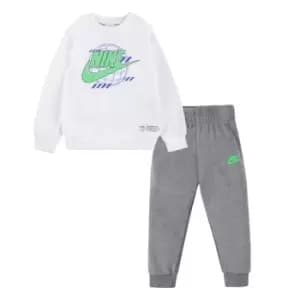Nike Infants Terry Sweater and Jogger Set - Grey