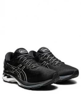 Asics Gel-Kayano 27 - Black/Silver, Size 5, Women