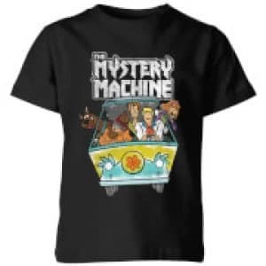 Scooby Doo Mystery Machine Heavy Metal Kids T-Shirt - Black - 11-12 Years
