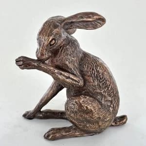 Heather Hare by Harriet Glen Cold Cast Bronze Sculpture 15cm